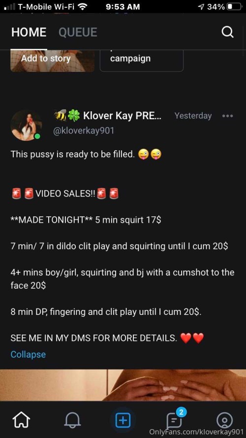 kloverkay901 06 12 2020 1397029975 ?Do you like the way I pulsate my pussy This video is up for sale